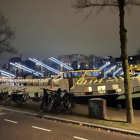 Apartment Skinny Bridge Houseboat Amstel View *